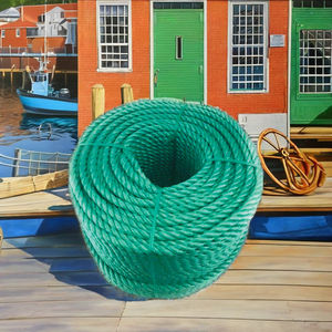 เชือกมัดฟางคุณภาพสูง 3 เส้น แบบบิดเกลียว PP กันน้ำ ลอยน้ำได้ แรงดึงสูง สีตามสั่ง สำหรับการเกษตร - Product Image 1