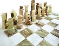 Ensemble d'échecs de luxe en pierre de chakra Venktesh Designs, artisanal, écologique, Feng Shui, échiquier en marbre religieux, modèle Ange Croix