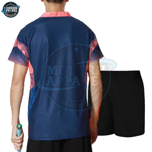 Maillot et short de badminton pour homme de haute qualité, séchage rapide, respirant, uniforme de tennis, taille personnalisée, nouveau design, uniformes de tennis pour homme - Product Image 4