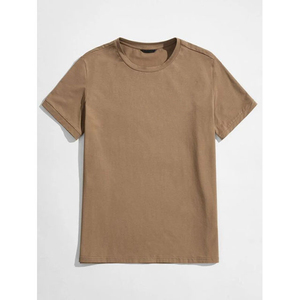 เสื้อยืดผู้ชายจากผู้ผลิตและผู้จัดจำหน่ายชั้นนำ เนื้อผ้านุ่มสบาย แขนสั้น คอกลม ขายตรงจากโรงงาน - Product Image 1