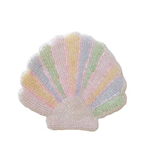 Vintage Beaded Embroidery Handmade Tea <b>Cup</b> Coasters Luxury Seed Beads Embroidered Cocktail Glass Coaster - Product Image 3