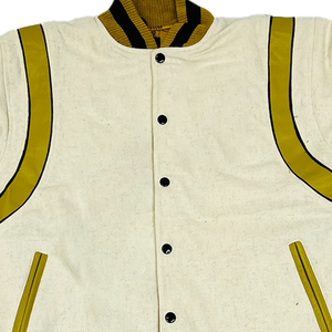 Chaqueta Universitaria Letterman de la Fraternidad APA para Hombre, de Lana y Cuero, con Bordado Personalizado y Cintas, Estilo Griego Universitario, OEM, Resistente al Viento - Product Image 6