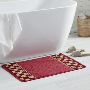 Elegante Tappeto da Bagno Contemporaneo con Design Unico a Rosa, Lussuoso Tappetino per Doccia dallo Stile Moderno per il Bagno - Product Image 3