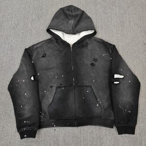 Sudaderas con Capucha para Hombre, Lavado Ácido Personalizado, Corte Regular, 100% Algodón, 500g, Alta Calidad, Ecológicas, Anti-Pilling, Estilo Urbano - Product Image 3
