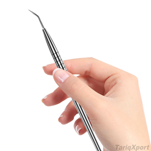 Pince à cils professionnelle pour faux cils, applicateur de cils artificiels, usage en salon de beauté, acier inoxydable, logo personnalisé, outil de lifting des cils - Product Image 3