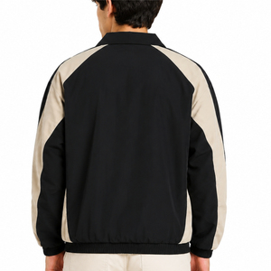 <b>Men</b> Custom Color Winter Canvas <b>Track</b> <b>Jacket</b> Stylish Comfortable Lightweight Breathable Eco-Friendly OEM Design Relaxed Fit - Product Image 2