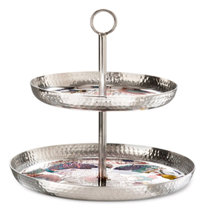 Highest Quality Metal Cupcake Holder With Silver Plated <b>Cake</b> Stand Elegant Dessert Display Stand For Wedding And Parties <b>Decor</b> - Product Image 3