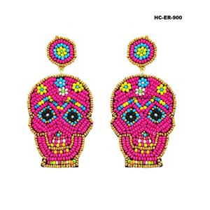 Boucles d'oreilles créoles vintage pour femmes, bijoux fantaisie perlés élégants et accessoires de mode pour occasions festives - Product Image 2