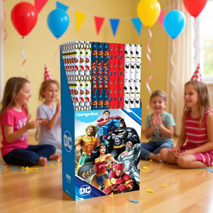 Décorations murales en papier DC Super Heroes 70X200, imprimées numériquement sur plastique, pour fêtes d'anniversaire - Product Image 3