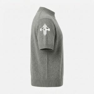 Suéter de Punto para Hombre con Logotipo Blanco, Manga Corta, Cuello Redondo, Acrílico/Algodón, Corte Regular, Sin Cierre, por RIVIAN ATLANTIC - Product Image 4