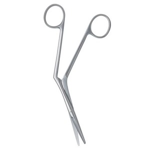 Tijeras Nasales Heyman 03-459-180, Juego de Instrumentos Quirúrgicos de Acero Inoxidable para Cirugía ORL, para Corte Preciso de Tejido Nasal, Manual - Product Image 2