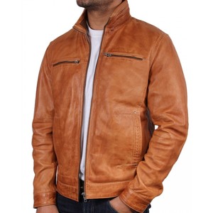 Nueva Chaqueta de Invierno Acolchada de Cuero Genuino 100% Original para Hombre, Elegante y de Alta Calidad - Product Image 1