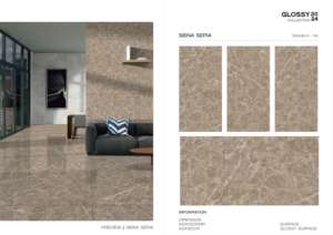 Azulejo de Porcelana Brillante FreshX 600x1200, Formato Grande, Superficie Pulida Premium, para Paredes y Pisos, Diseño Moderno para Interiores y Exteriores Plus - Product Image 4