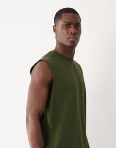 High Quality Breathable Quick Dry Eco-Friendly Wide Shoulder Fitness <b>Singlet</b> Gym Fitness Tops Loose Muscles Camisole Sleeveless - Product Image 5