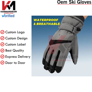 <b>Waterproof</b> Ski <b>Gloves</b> <b>Thermal</b> Snowboard <b>Gloves</b> with Grip Palm for Winter Sports OEM Manufacturer Private Label Wholesale - Product Image 4