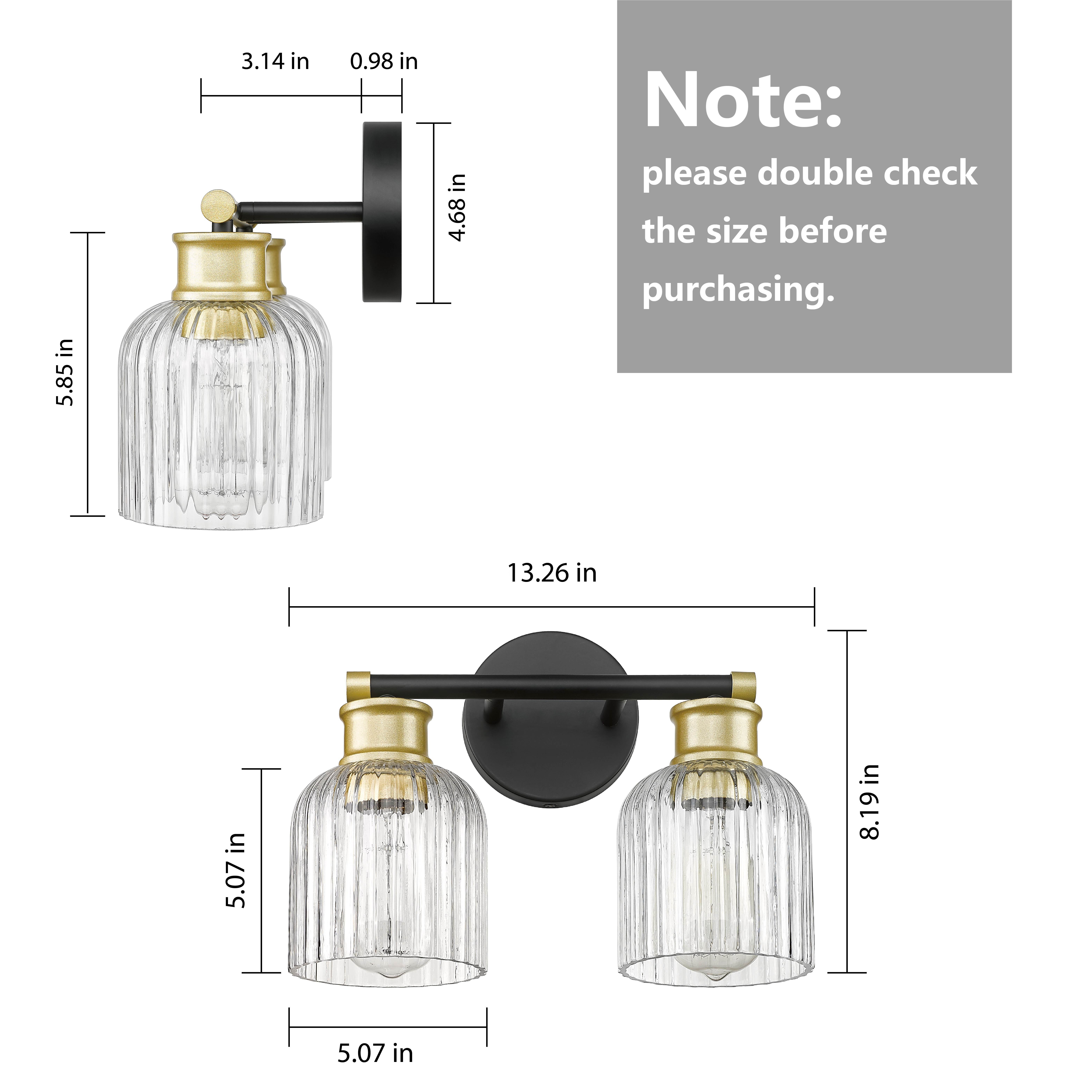 Black + Antique Brass