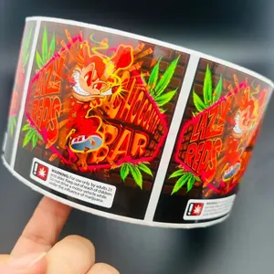 Rouleau d'autocollants en vinyle imperméable personnalisés ovales, imprimés sur mesure, pour étiquettes de produits, emballages, conception de logo - Product Image 5