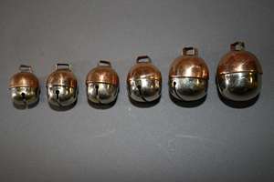 Clochettes de qualité en cuivre/argent nickelé, finition miroir, double tonalité, forme de gland, pour la fauconnerie, outils de chasse, clochettes en argent pour chat - Product Image 5