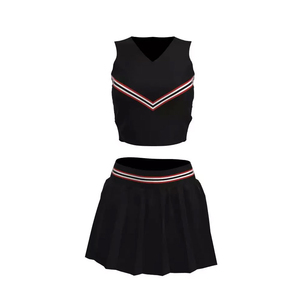 Nouvelles arrivées : Robe de danse et uniforme de cheerleading imprimée 100 % polyester respirant, couleurs personnalisées, haute qualité, vente en gros pour les équipes de cheerleading - Product Image 1