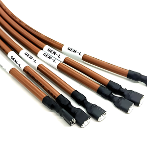 UL1015 di alta qualità 10AWG marrone PVC isolato in rame nudo conduttore connettore terminale 30V cavo cablaggio per alto - Product Image 1