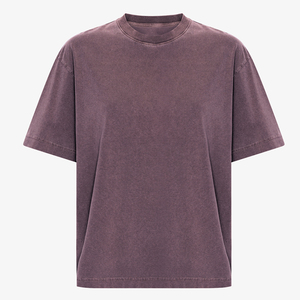 T-shirts surdimensionnés 100% coton pour femmes, fabrication directe en usine, t-shirts grandes tailles pour femmes en gros. - Product Image 3
