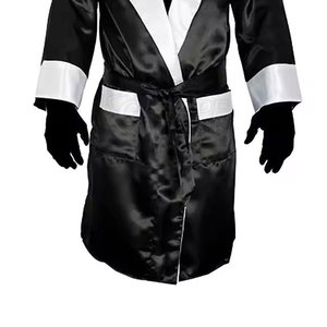 Robe de boxe à prix d'usine, haute qualité, durable, en polyester premium, légère, respirante, avec logo personnalisé, vêtements de sport pour adultes - Product Image 3