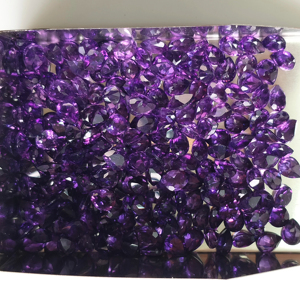 Ametista Africana Natural, Corte Pera de 5x4MM, Gema Suelta de la Mejor Calidad para Joyería - Product Image 2