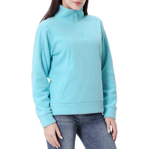 Venta al por mayor de logotipo personalizado de alta calidad de las mujeres en blanco con cremallera completa hasta logotipo personalizado de las mujeres nueva suelta de color sólido más terciopelo sudaderas con capucha de los hombres - Product Image 3