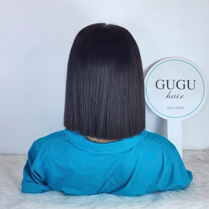 วิกผมบ็อบสั้นสำหรับผู้หญิงผิวดำผมมนุษย์เวียดนามลูกไม้ด้านหน้าขนาด4*4ขนาดกลาง (14นิ้ว) - Product Image 2