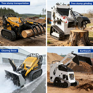 Skidsteerlader bosbouwgrijper voor houtkaplocaties en houtverwerking - Product Image 4