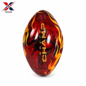 Ballon de rugby professionnel personnalisé, cousu main, en PVC léger, prix de gros, équipement d'entraînement promotionnel - Product Image 1