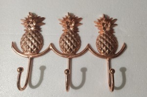 Pineapple <b>Wall</b> <b>Hook</b> Decorative Aluminum Single <b>Hook</b> Coat <b>Hook</b> - Product Image 3