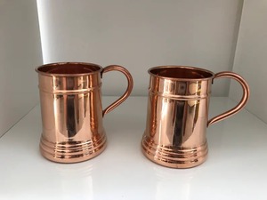 Metal Copper <b>Mug</b> <b>Set</b> Best Seller Drinking Pure Copper <b>mug</b> Modern Business Gift Hand Grip Insulated Tumbler - Product Image 3