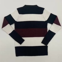 Pull col rond haut de gamme pour homme, en maille respirante mélange coton, avec logo frontal, doublure chaude en laine, pour usage quotidien, production en série