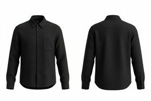 Camisa de Vestir Informal, Transpirable, de Alta Calidad, a Cuadros, de Franela, Manga Larga, con Botones, Mezcla de Algodón, Elegante, para el Trabajo - Product Image 4