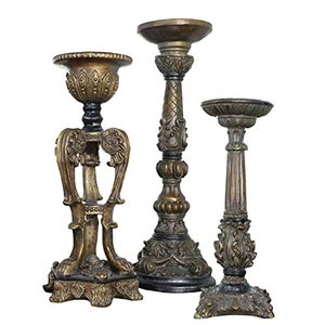 Lanterne à bougie en fer doré sophistiquée avec insert en verre pour une pièce maîtresse élégante et une décoration intérieure raffinée - Product Image 3