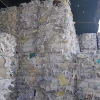 Déchets de papier blanc déchiqueté (OCC/OINP) de France - Convient au recyclage du papier et à la transformation industrielle - Prix compétitifs