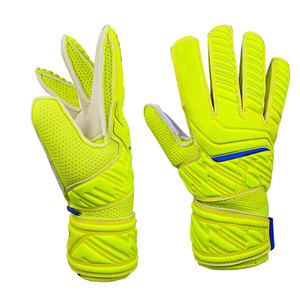 Professional Football Goalkeeper <b>Gloves</b> Full Finger PU <b>Latex</b> Breathable Non-Slip Adjustable Wrist Strap Unisex - Product Image 6