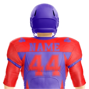 Wholesale Custom Football Uniform Set American Style Jersey Pants Breathable Polyester Mesh Durable Stitching Team Kit Supplier - Product Image 5