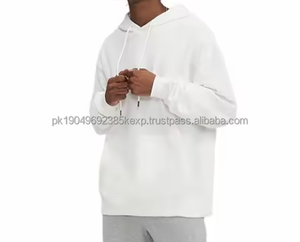 Fabricant en vrac vente en gros 450 GSM pull goutte épaule personnalisé bouffée impression polaire HoodiesDDP expédition - Product Image 5