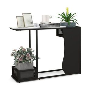 43.5 Inch Versatile Waterproof Console <b>Table</b> <b>for</b> Photo Frame and Plant Display Easy Assembly <b>Sofa</b> <b>Side</b> <b>Table</b> - Product Image 1
