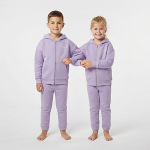 Fabricante de Conjuntos Deportivos para Niños, Sudadera con Capucha Unisex y Pantalones Jogger, Conjunto de Dos Piezas, Logotipo Personalizado, Fábrica de Ropa de Marca Privada - Product Image 4