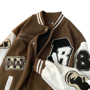 Customized OEM Wholesale Custom Logo Vintage 100% Wool Long Sleeve Varsity <b>Jacket</b> for Men's & Women Winter <b>Heated</b> Breathable - Product Image 5