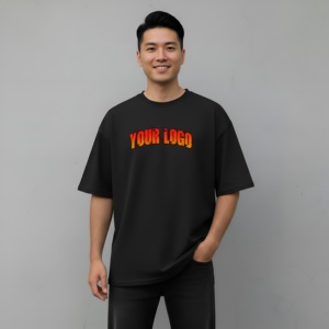 Nouveau T-shirt Oversize Homme 2026 – Décontracté, Manches Courtes, Coupe Ample, Imprimé, Grandes Tailles, 100% Coton - Product Image 1
