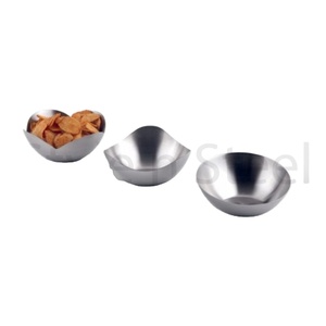 Bandeja para Servir Aperitivos, Dulces, Frutas y Frutos Secos, Platos para Servir con Bandeja, Tazón de Diseño para Frutas y Frutos Secos, Acero Inoxidable - Product Image 1