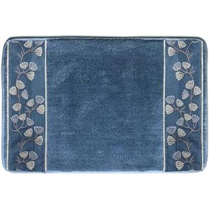 Tappetino da Bagno di Lusso Capri Blu Reale Antiscivolo con Design Unico Lavabile Elegante Tappeto per Bagno - Product Image 1