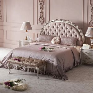 Offre Spéciale : Ensemble de Chambre Luxe The Plaza Rose Pâle Classique – Lit Capitonnée Élégant et Féminin, Mobilier Royal pour Hôtels et Boutiques - Product Image 1