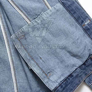 Veste en jean durable pour homme, tissu en jean mélangé coton, coupe classique, style streetwear, vêtement décontracté, veste en jean premium pour homme - Product Image 6