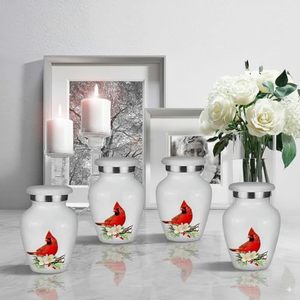 Premium Aluminum <b>Keepsake</b> <b>Memorial</b> Urn Funeral Ash Container Crafted With Artistic Smooth Texture And Elegant Appearance - Product Image 3