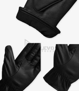 Gants de moto tactiques en cuir à doigts rigides résistants aux chocs pour hommes, équipement de protection de course, couleur personnalisée, approvisionnement en gros - Product Image 5